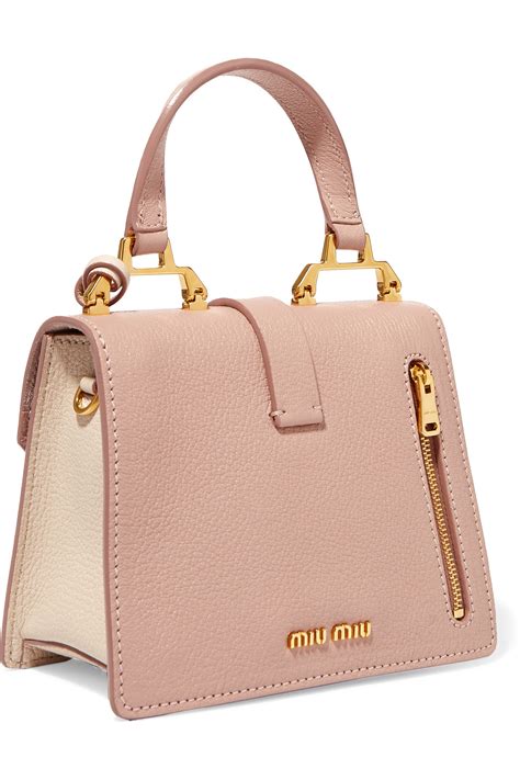 miu miu madras leather satchel|MIU MIU Madras Bag for Women .